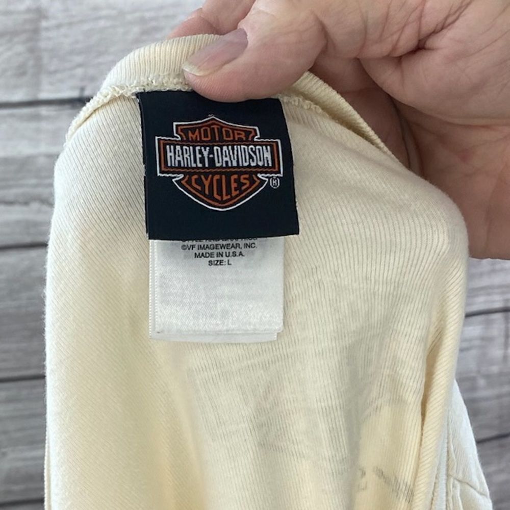 Ladies Lg short sleeve Harley Davidson tee - Picture 6 of 12